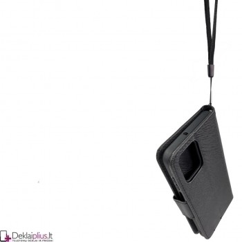 Telone dėklas su skyreliais - juodas (Motorola Moto G73)